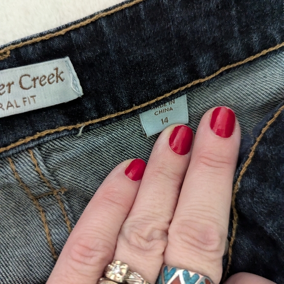 Cold water creek 14 cropped jeans - Picture 3 of 4